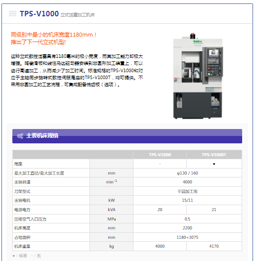  TPS系列   活塞加工机（非圆形加工CNC车床） TPS-V1000  立式活塞加工机床    